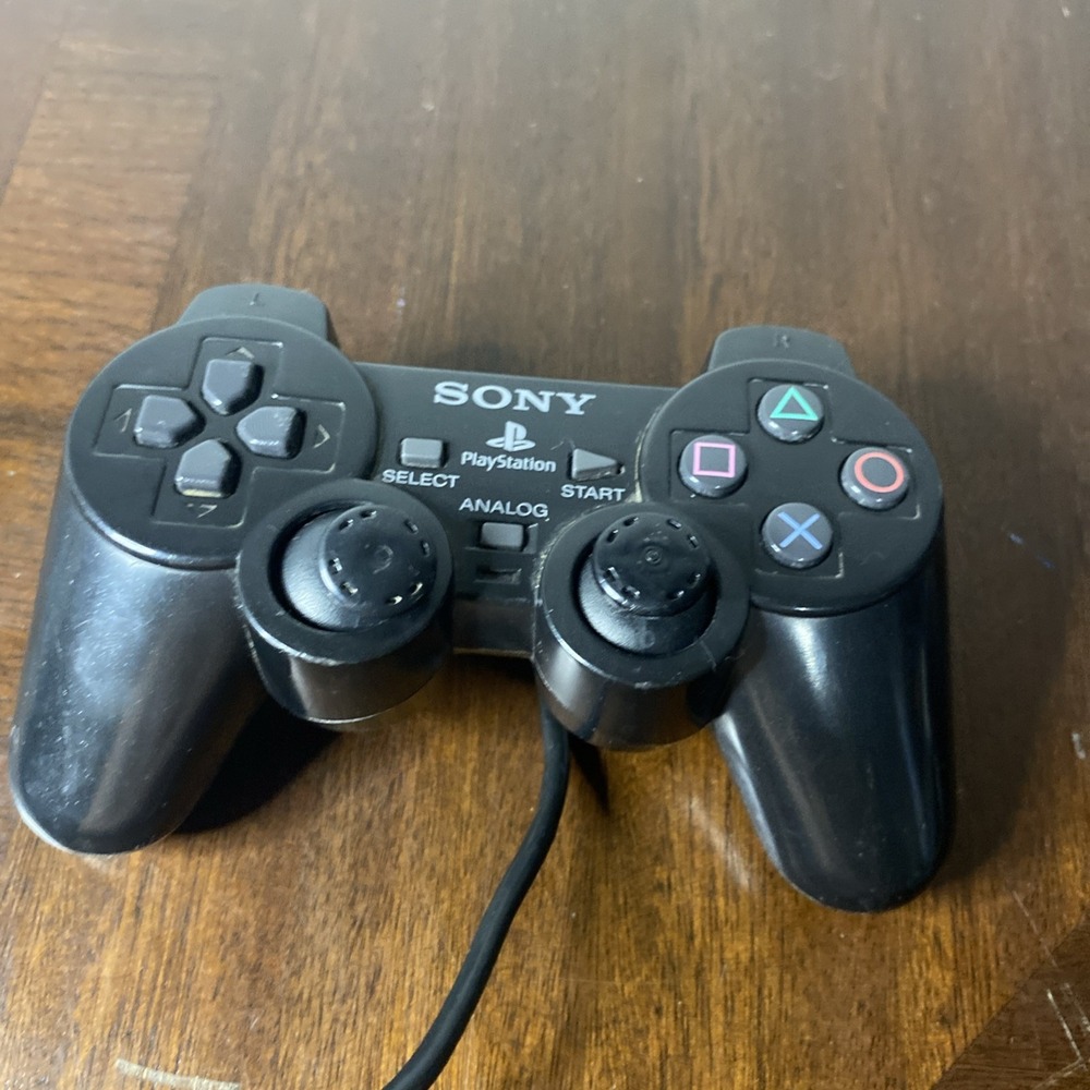 Sony PlayStation 2 Dual Shock Analog Controller - Black Untested